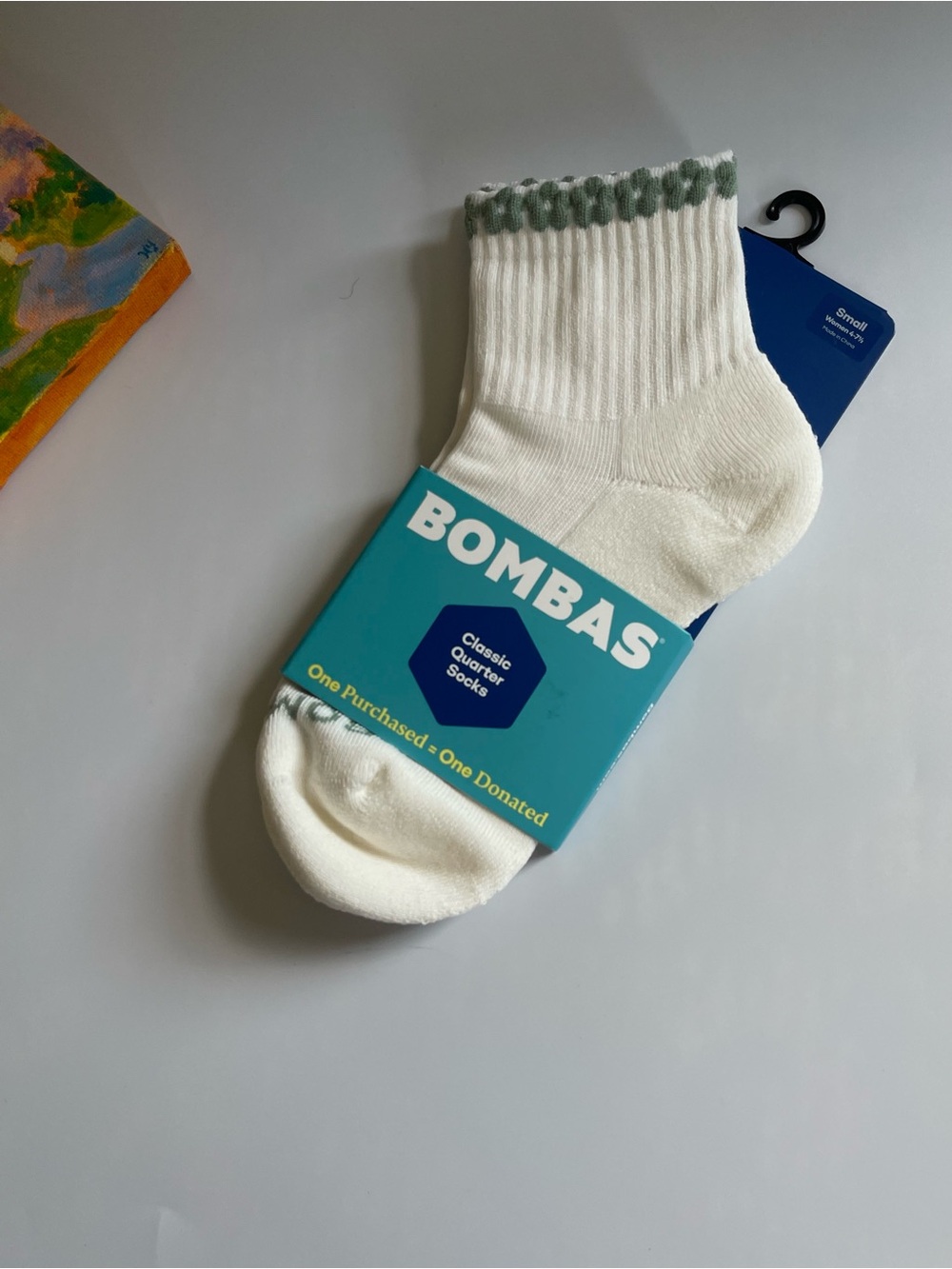 Bombas medium Women's Modern Rib Quarter Socks